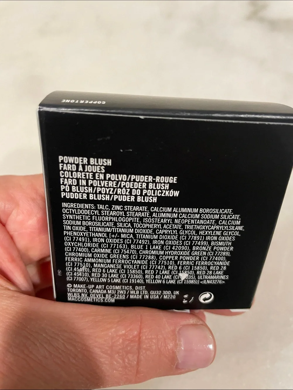 MAC Cosmetics rich blendable